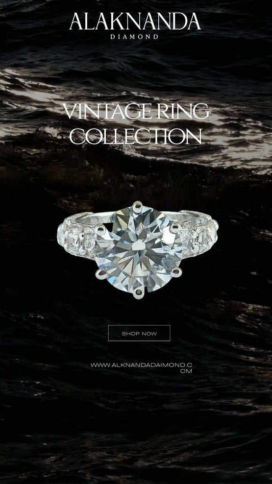 "Discover Alaknanda’s Vintage Diamond Ring Collection – Timeless Elegance, Exquisite Craftsmanship, and Unforgettable Luxury Jewelry."