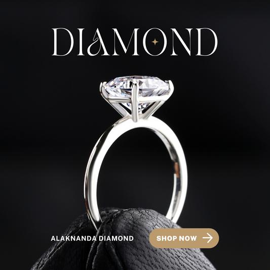 "Timeless Elegance: Discover the Sparkle of Alaknanda’s Perfectly Cut Diamond Engagement Ring Today"