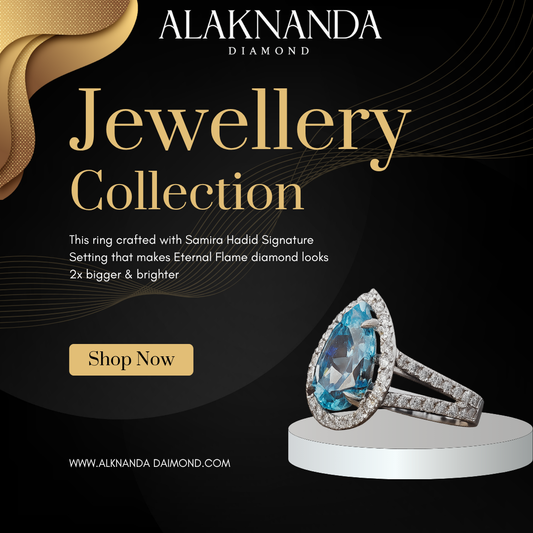 "Alaknanda’s Luxury Jewellery Collection – Exquisite Rings with Samira Hadid Signature Setting for Radiant Brilliance"