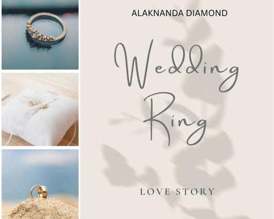 Alaknanda Wedding Rings – Celebrate Your Love Story with Timeless Gold Bands and Elegant Diamond Detailing