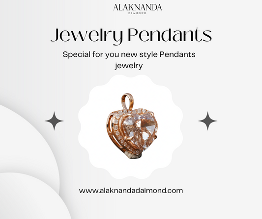 Elegant Alaknanda Diamond Jewelry Pendants – Exquisite Heart-Shaped Designs with Sparkling Stones for Timeless Beauty and Modern Sophistication