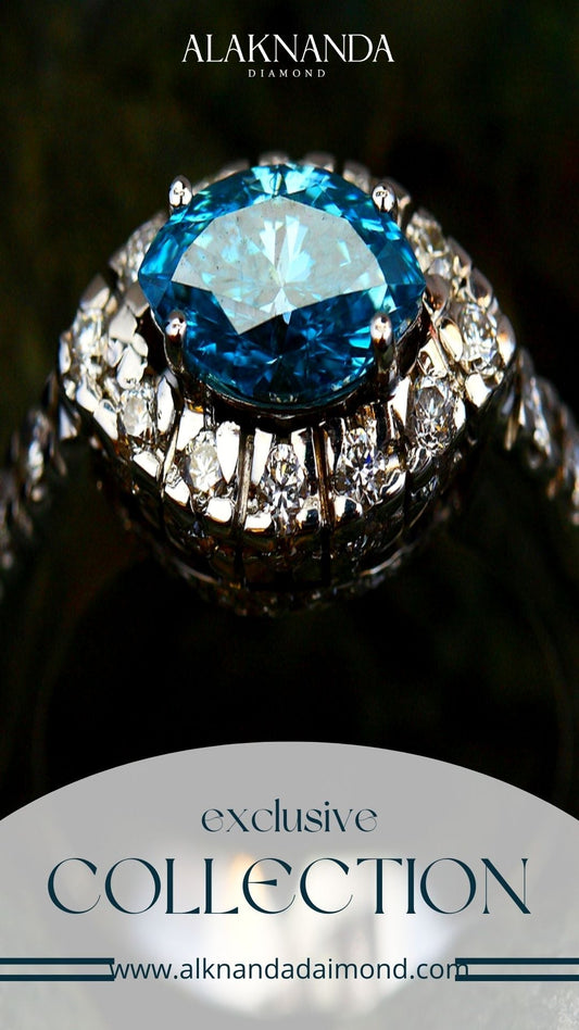 Alaknanda Exclusive Diamond Collection – Brilliant Blue Gemstone Rings with Timeless Elegance, Luxury Design, and Exquisite Craftsmanship