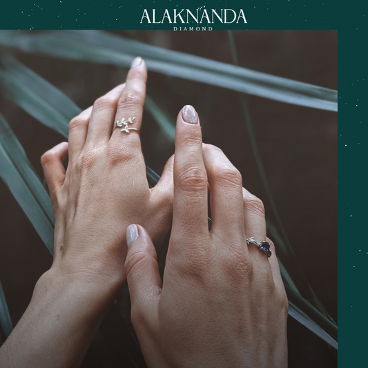 Alaknanda Diamond Elegant Nature-Inspired Rings – Timeless Beauty with Unique Designs, Luxury Craftsmanship, and Sparkling Sophistication”