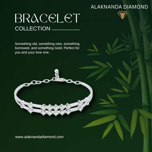 "Radiate Grace with Alaknanda’s Diamond Bracelets – Where Timeless Design Meets Modern Sophistication and Sparkle"
