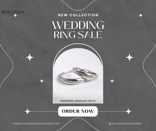 Alaknanda Wedding Ring Sale – Discover Elegant Minimalist Diamond Silver Bands for Everlasting Love and Timeless Style