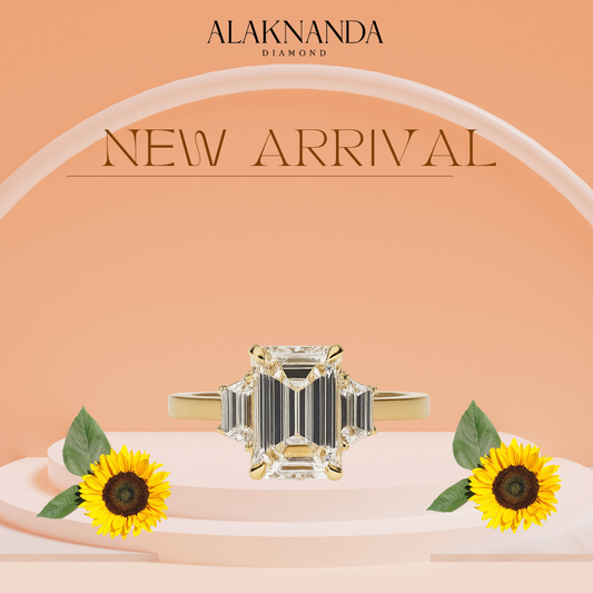 Alaknanda Emerald Cut Diamond Ring – Stunning New Arrival with Bold Geometry, Modern Luxury, and Timeless Sparkling Elegance