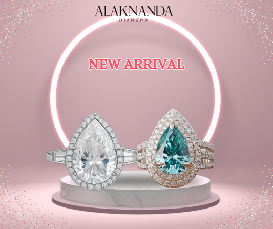 “Alaknanda Diamond Pear Cut Rings – Stunning New Arrival Jewelry with Brilliant Sparkle, Luxury Craftsmanship, and Elegance”