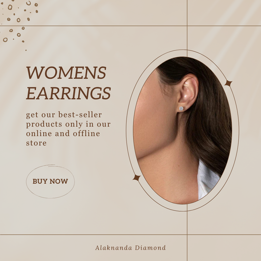 "Elegant Everyday Earrings – Timeless Diamond Studs for Effortless Style and Lasting Sophistication"