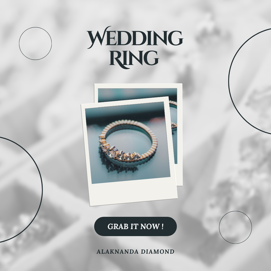 Elegant Alaknanda Wedding Ring – Timeless Craftsmanship with Sparkling Diamonds Perfect for Your Forever Promise