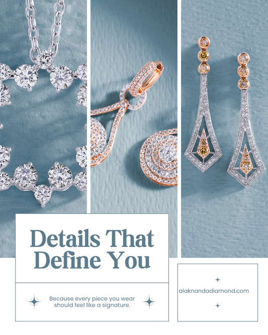 "Signature Diamond Jewelry – Elegant Necklaces and Earrings That Reflect Your Unique Style and Inner Sparkle"