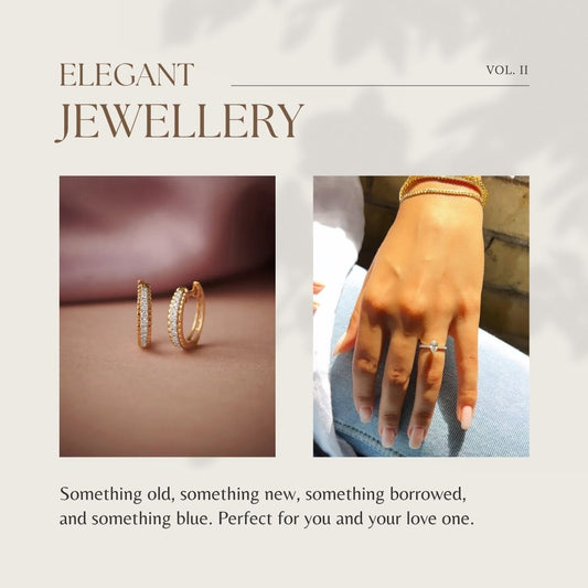 "Elegant Gold Essentials – Classic Diamond Rings and Dazzling Hoops for Timeless Love and Everyday Glamour