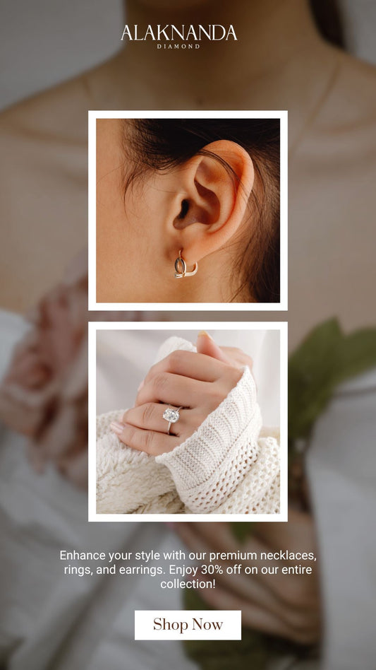 Elegant Alaknanda Diamond Jewelry – Premium Rings, Earrings, and Necklaces with Timeless Design and Exclusive 30% Off Offer