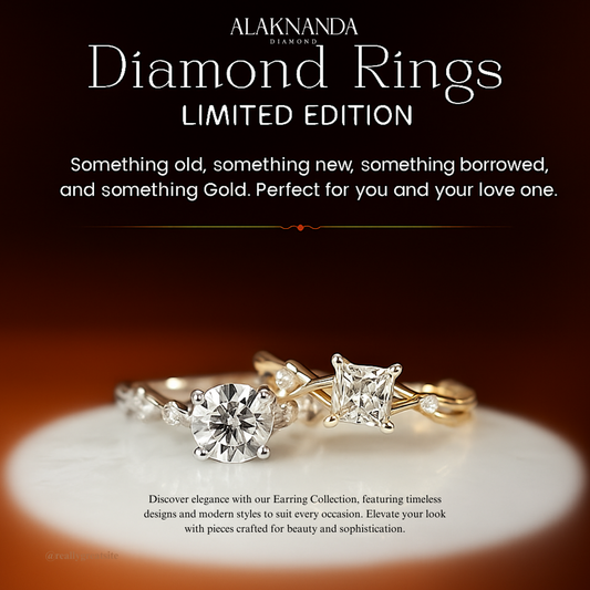 Elegant Alaknanda Limited Edition Diamond Rings – Timeless Love, Sparkling Luxury, and Exquisite Craftsmanship for Every Occasion
