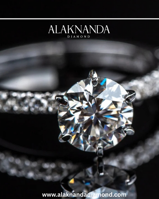 "Unveil True Brilliance: Alaknanda’s Round Cut Diamond Rings Radiate Pure Elegance and Timeless Beauty Always"