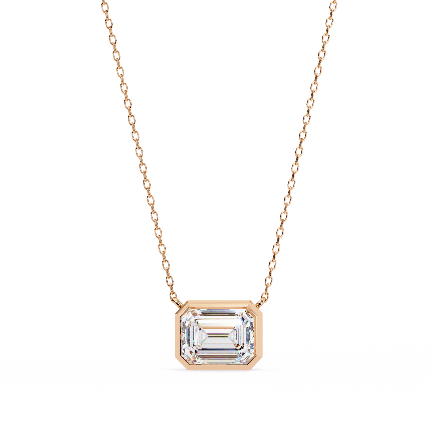 2.05 CT Emerald Cut Lab Grown Diamond Bezel Pendant/CVD Diamond Pendant/Gold Diamond Pendant/2 Ct Diamond Pendant/Solitaire Diamond Pendant/Anniversary Gift For Her/igi Certified/Ethical Diamond/Silver Pendant/Gold Pendant/CVD Diamond Pendant/E Color Diamond/VS Clarity Diamond/Manmade Diamond/Lab Grown Diamond/Pendant Necklace/Emerald Cut Diamond/Pendant