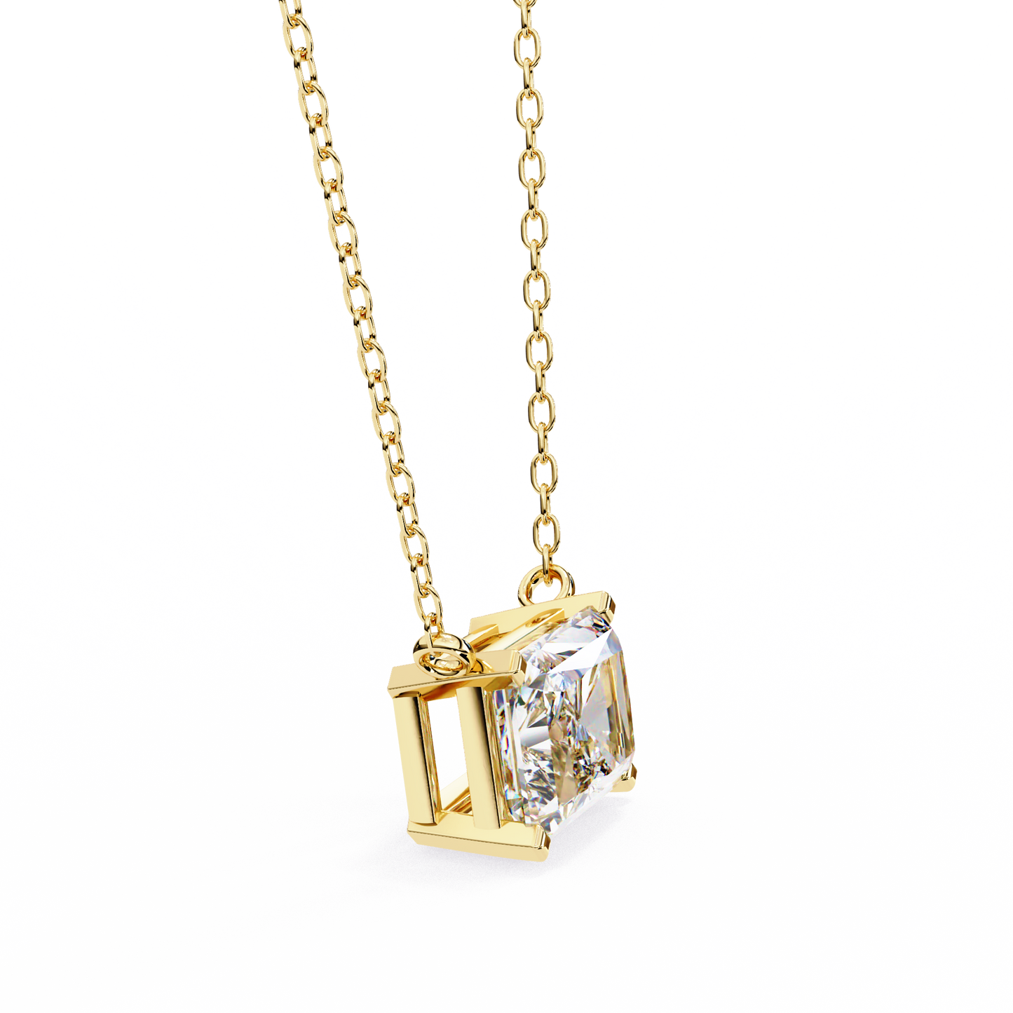 1.95 CT Radiant Cut Lab Grown Diamond Four Prong Pendant/CVD Diamond Pendant/Gold Diamond Pendant/1 Ct Diamond Pendant/Solitaire Diamond Pendant/Anniversary Gift For Her/igi Certified/Ethical Diamond/Silver Pendant/Gold Pendant/CVD Diamond Pendant/E Color Diamond/VS Clarity Diamond/Manmade Diamond/Lab Grown Diamond/Pendant Necklace/Radiant Cut Diamond/Pendant