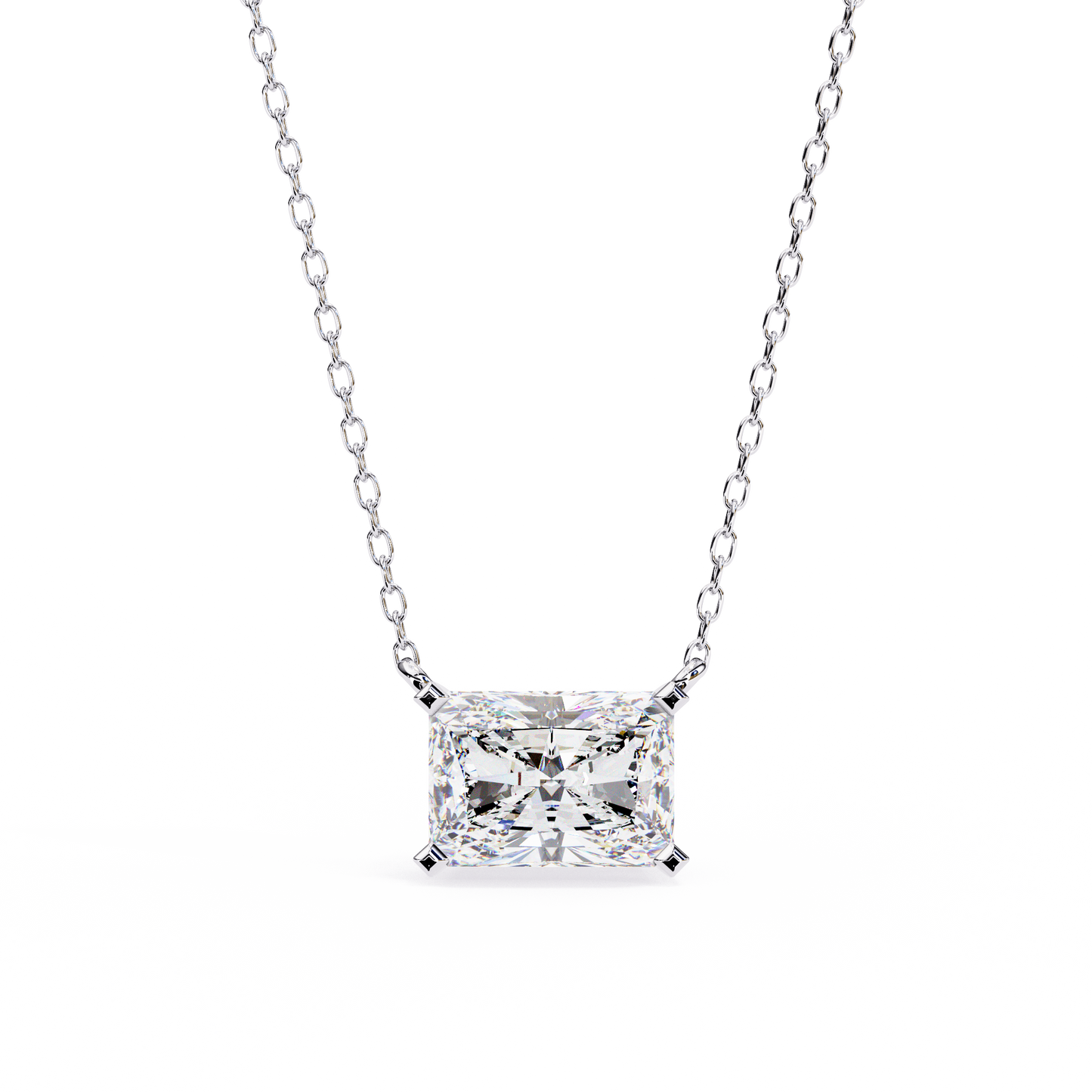 1.95 CT Radiant Cut Lab Grown Diamond Four Prong Pendant/CVD Diamond Pendant/Gold Diamond Pendant/2 Ct Diamond Pendant/Solitaire Diamond Pendant/Anniversary Gift For Her/igi Certified/Ethical Diamond/Silver Pendant/Gold Pendant/CVD Diamond Pendant/E Color Diamond/VS Clarity Diamond/Manmade Diamond/Lab Grown Diamond/Pendant Necklace/Radiant Cut Diamond/Pendant