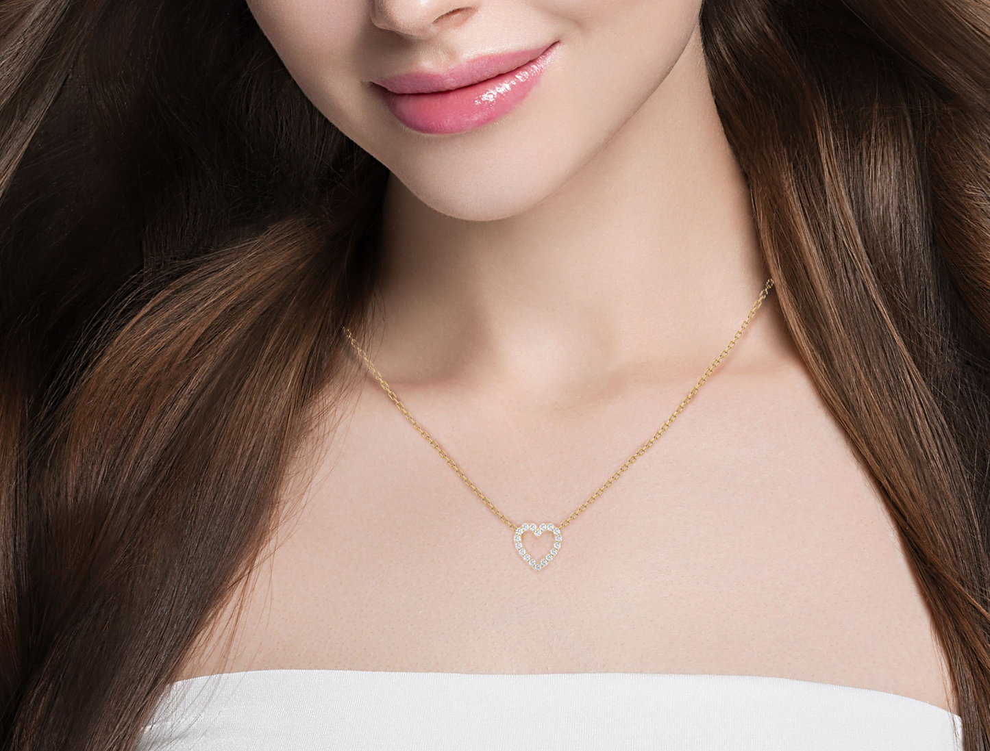 Mini Heart Necklace/Gold Diamond Pendant/1 Ct Diamond Pendant/Solitaire Diamond Pendant/Anniversary Gift For Her/igi Certified/Ethical Diamond/Silver Pendant/Gold Pendant/F Color Diamond/VS Clarity Diamond/Manmade Diamond/Lab Grown Diamond/Pendant Necklace/Round Cut Diamond/Pendant
