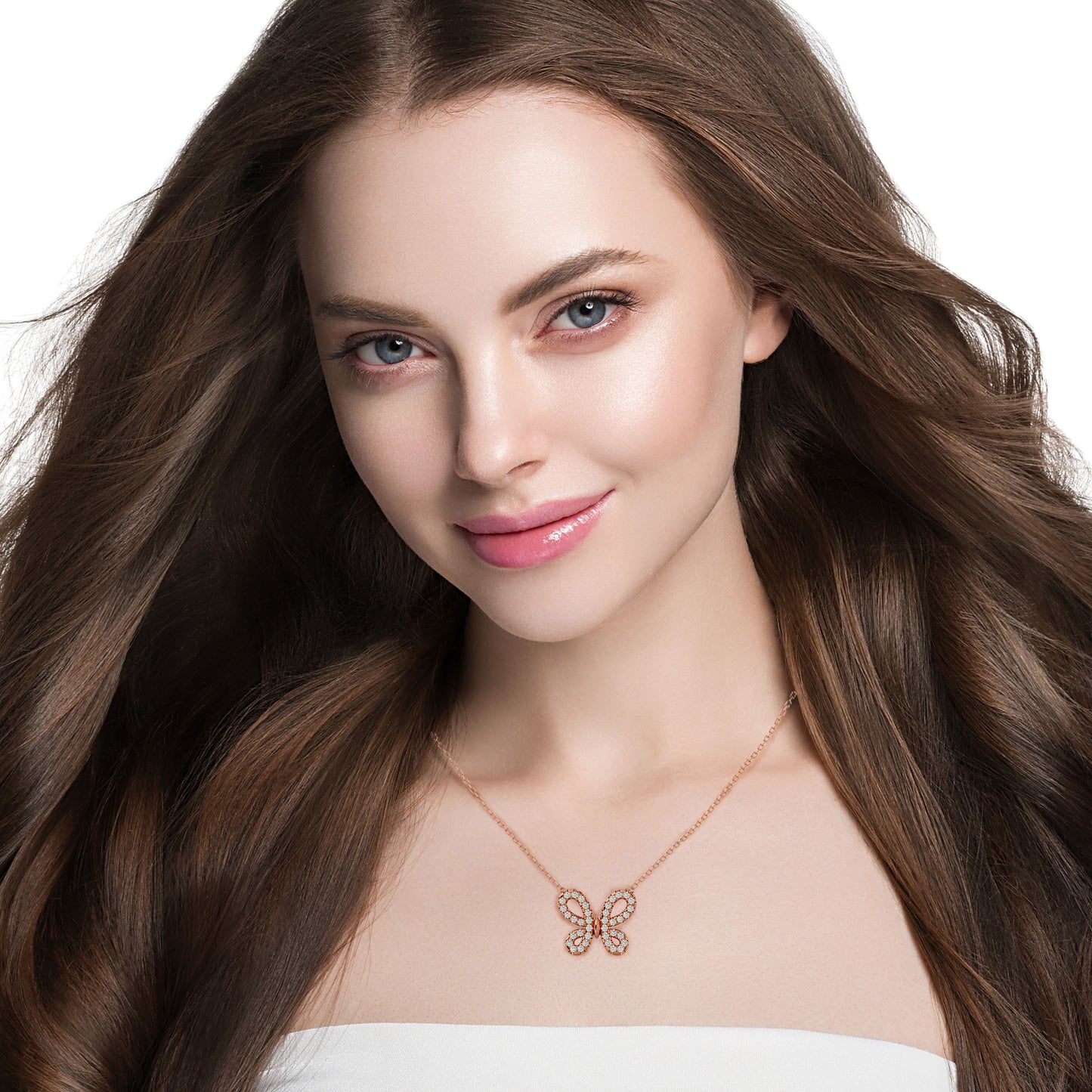 0.35 CTW Round Cut Lab Grown Diamond Butterfly Symbol Pendant/CVD Diamond Pendant/Gold Diamond Pendant/1 Ct Diamond Pendant/Solitaire Diamond Pendant/Anniversary Gift For Her/igi Certified/Ethical Diamond/Silver Pendant/Gold Pendant/CVD Diamond Pendant/EF Color Diamond/VS Clarity Diamond/Manmade Diamond/Lab Grown Diamond/Pendant Necklace/Round Cut Diamond/Pendant