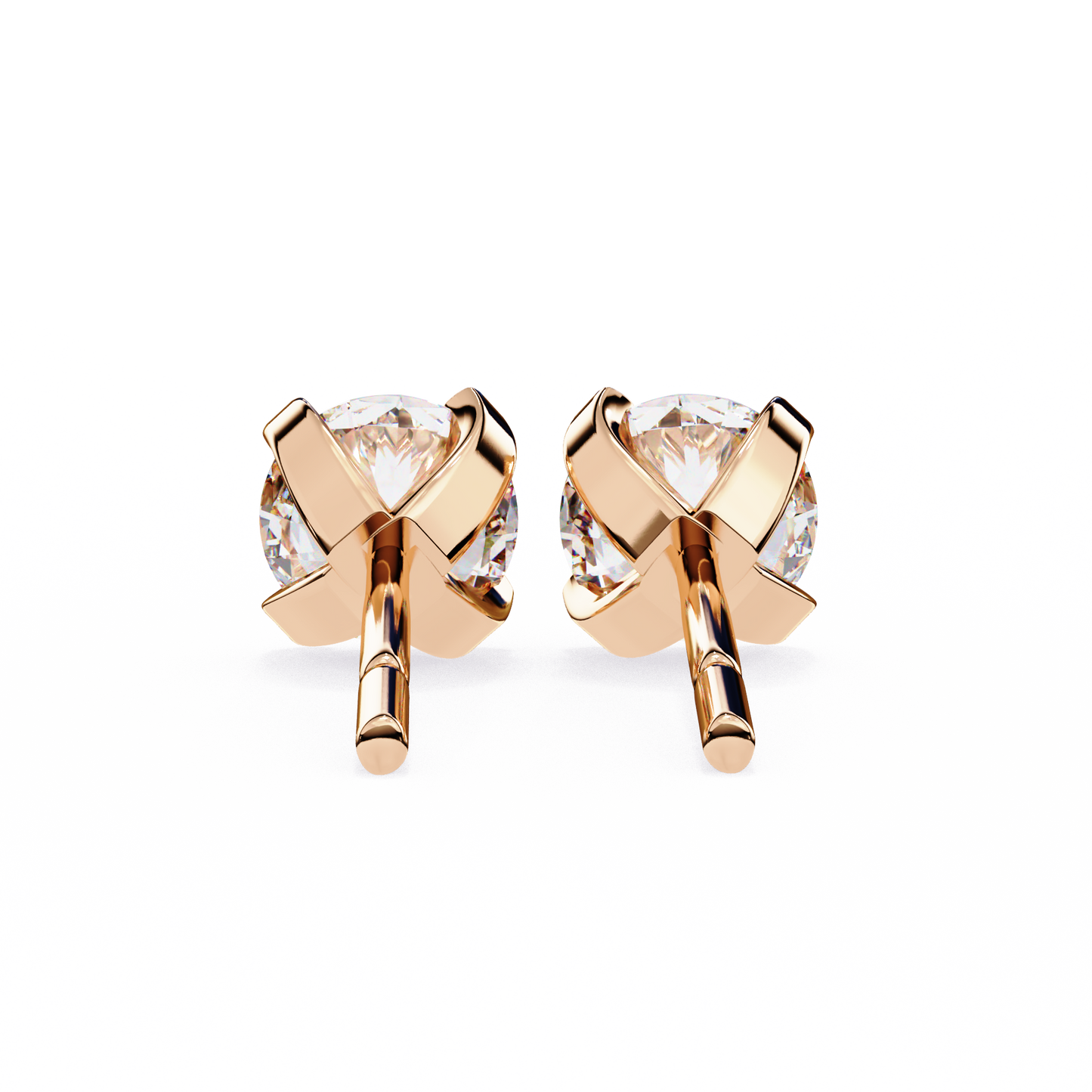 1.29 Ct Round Cut Lab Grown Diamond White Gold Stud Earring/Gold CVD Diamond Earring/Anniversary Gift/Solitaire Diamond Stud Earring/1 Ct Diamond Earring/Prong Setting/igi Certified/Stud Earring/Ethical Diamond/Silver Earring/Gold Earring/CVD Diamond Earring/E Color Diamond/VS Clarity Diamond/Manmade Diamond/Lab Grown Diamond/Round Cut Diamond