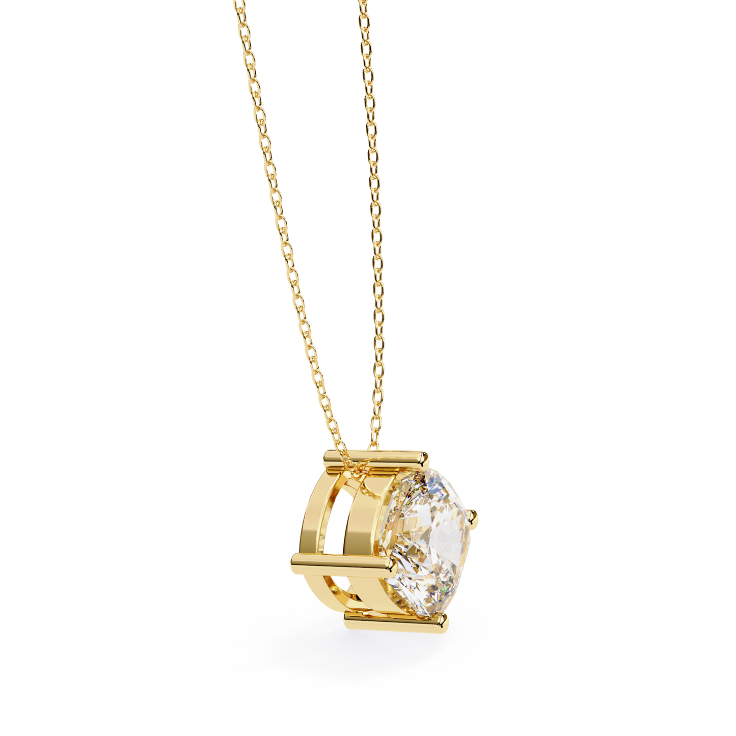 2.36 CT Cushion Cut Lab Grown Diamond Four Prong Pendant/CVD Diamond Pendant/Gold Diamond Pendant/2 Ct Diamond Pendant/Solitaire Diamond Pendant/Anniversary Gift For Her/igi Certified/Ethical Diamond/Silver Pendant/Gold Pendant/CVD Diamond Pendant/E Color Diamond/VS Clarity Diamond/Manmade Diamond/Lab Grown Diamond/Pendant Necklace/Cushion Cut Diamond/Pendant