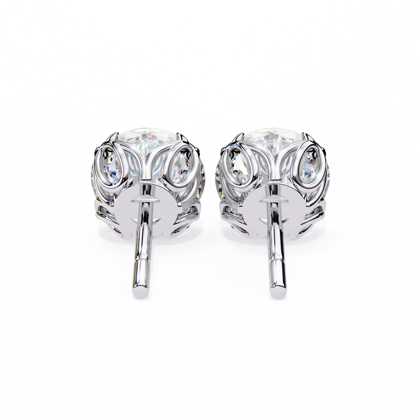 1.15 Ct Round Cut Lab Grown Diamond Prong Setting Stud Earring/Yellow Gold CVD Diamond Earring/Anniversary Gift/Solitaire Diamond Stud Earring/1 Ct Diamond Earring/Prong Setting/igi Certified/Stud Earring/Ethical Diamond/Silver Earring/Gold Earring/CVD Diamond Earring/E Color Diamond/VS Clarity Diamond/Manmade Diamond/Lab Grown Diamond/Round Cut Diamond