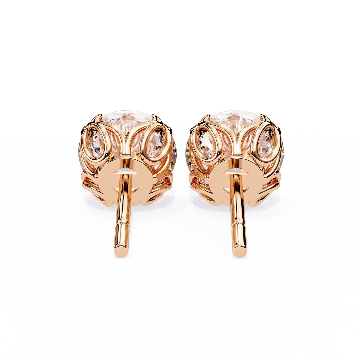 1.15 Ct Round Cut Lab Grown Diamond Prong Setting Stud Earring/Yellow Gold CVD Diamond Earring/Anniversary Gift/Solitaire Diamond Stud Earring/1 Ct Diamond Earring/Prong Setting/igi Certified/Stud Earring/Ethical Diamond/Silver Earring/Gold Earring/CVD Diamond Earring/E Color Diamond/VS Clarity Diamond/Manmade Diamond/Lab Grown Diamond/Round Cut Diamond