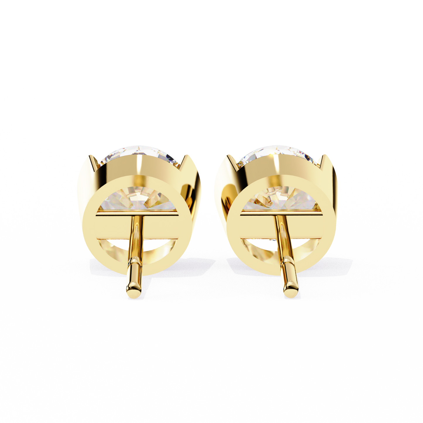 1.0 Ct Round Cut E-VS Lab Grown Diamond Stud Gold Earring/Yellow Gold CVD Diamond Earring/Anniversary Gift/Solitaire Diamond Stud Earring/1 Ct Diamond Earring/Six Prong Setting/igi Certified/Stud Earring/Ethical Diamond/Silver Earring/Gold Earring/CVD Diamond Earring/E Color Diamond/VS Clarity Diamond/Manmade Diamond/Lab Grown Diamond/Round Cut Diamond