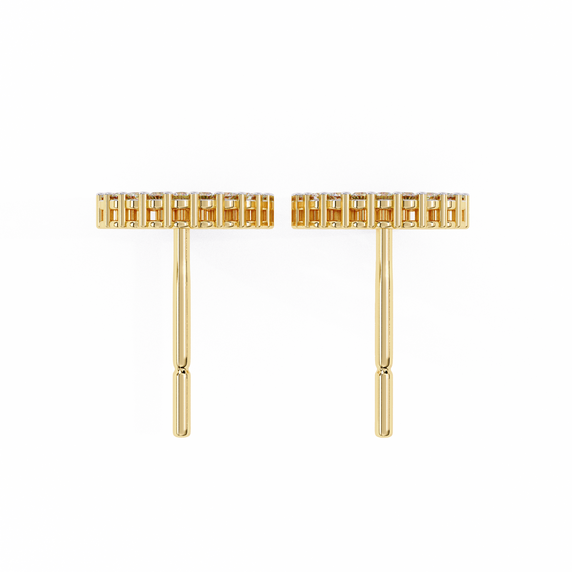 Bauble Front Hoops/Round Stone Earrings/Gold CVD Diamond Earring/Anniversary Gift/Solitaire Diamond Stud Earring/1 Ct Diamond Earring/Prong Setting/igi Certified/Stud Earring/Ethical Diamond/Silver Earring/Gold Earring/CVD Diamond Earring/E Color Diamond/VS Clarity Diamond/Manmade Diamond/Lab Grown Diamond/Round Cut Diamond