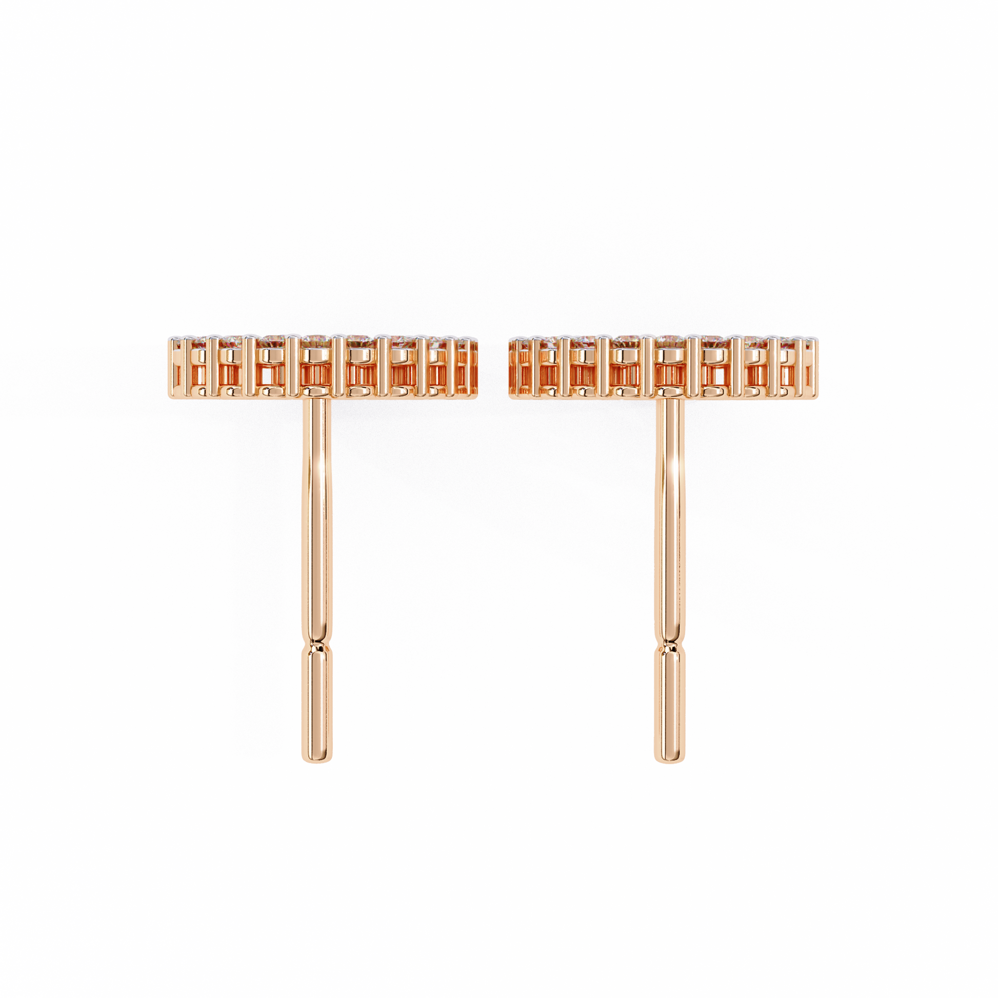 Bauble Front Hoops/Round Stone Earrings/Gold CVD Diamond Earring/Anniversary Gift/Solitaire Diamond Stud Earring/1 Ct Diamond Earring/Prong Setting/igi Certified/Stud Earring/Ethical Diamond/Silver Earring/Gold Earring/CVD Diamond Earring/E Color Diamond/VS Clarity Diamond/Manmade Diamond/Lab Grown Diamond/Round Cut Diamond