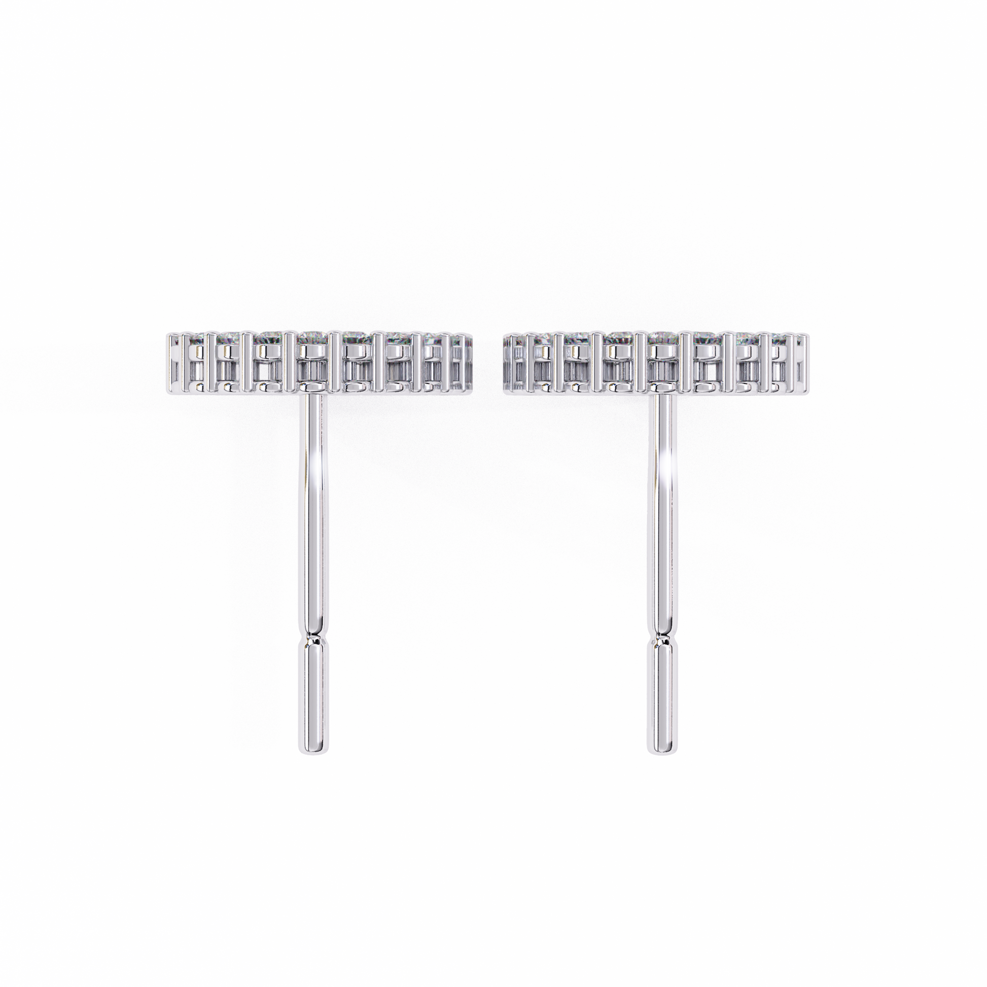 Bauble Front Hoops/Round Stone Earrings/Gold CVD Diamond Earring/Anniversary Gift/Solitaire Diamond Stud Earring/1 Ct Diamond Earring/Prong Setting/igi Certified/Stud Earring/Ethical Diamond/Silver Earring/Gold Earring/CVD Diamond Earring/E Color Diamond/VS Clarity Diamond/Manmade Diamond/Lab Grown Diamond/Round Cut Diamond