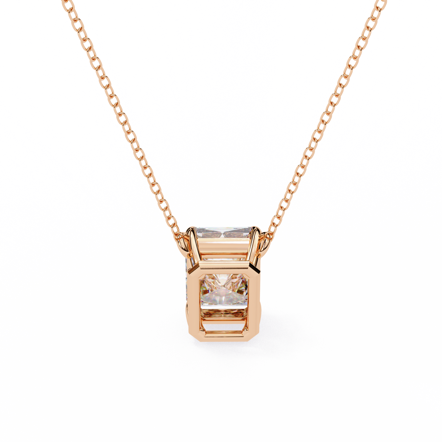 1.03 Ct Emerald Cut Lab Grown Diamond Four Prong Pendant/CVD Diamond Pendant/Gold Diamond Pendant/1 Ct Diamond Pendant/Solitaire Diamond Pendant/Anniversary Gift For Her/igi Certified/Ethical Diamond/Silver Pendant/Gold Pendant/CVD Diamond Pendant/EF Color Diamond/VS Clarity Diamond/Manmade Diamond/Lab Grown Diamond/Pendant Necklace/Emerald Cut Diamond/Pendant