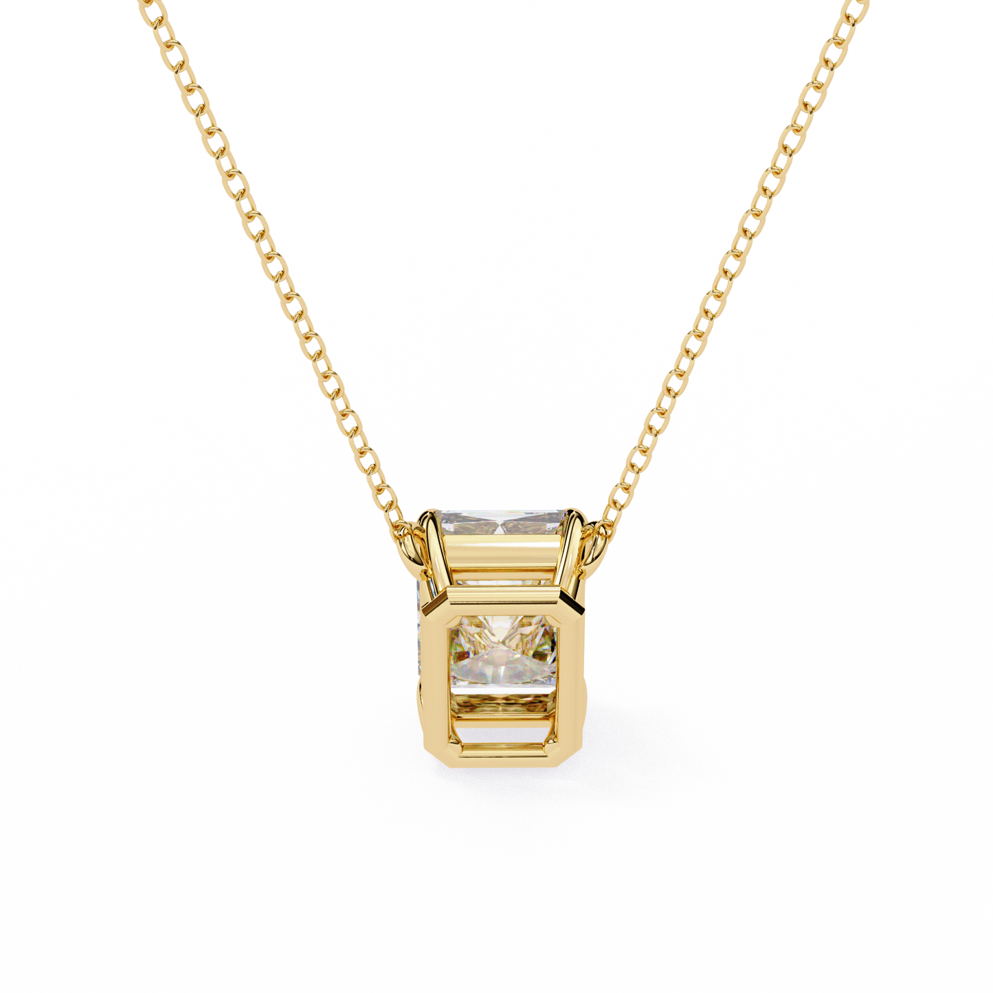 1.03 Ct Emerald Cut Lab Grown Diamond Four Prong Pendant/CVD Diamond Pendant/Gold Diamond Pendant/1 Ct Diamond Pendant/Solitaire Diamond Pendant/Anniversary Gift For Her/igi Certified/Ethical Diamond/Silver Pendant/Gold Pendant/CVD Diamond Pendant/EF Color Diamond/VS Clarity Diamond/Manmade Diamond/Lab Grown Diamond/Pendant Necklace/Emerald Cut Diamond/Pendant