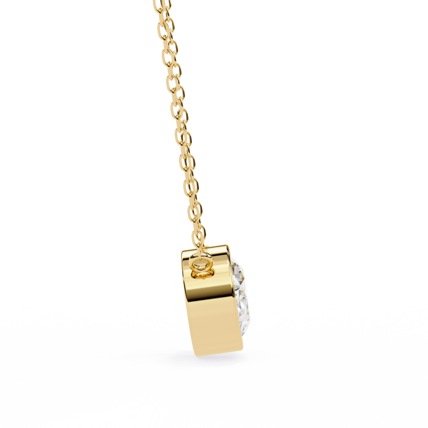 Bezel Oval Necklace/Gold Diamond Pendant/1 Ct Diamond Pendant/Solitaire Diamond Pendant/Anniversary Gift For Her/igi Certified/Ethical Diamond/Silver Pendant/Gold Pendant/F Color Diamond/VS Clarity Diamond/Manmade Diamond/Lab Grown Diamond/Pendant Necklace/Oval Cut Diamond/Pendant