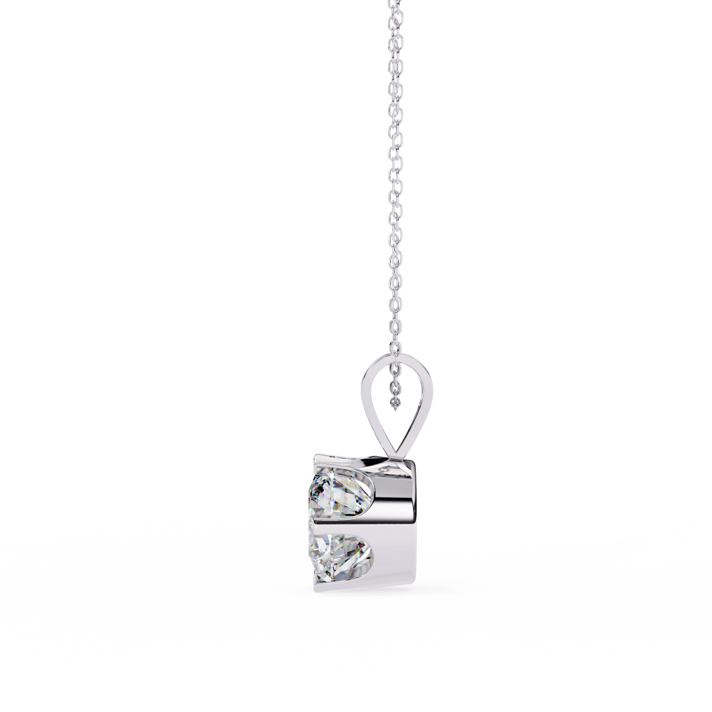 2.14 Ct Round Cut Lab Grown Diamond Solitaire Six Prong Gold Pendant/CVD Diamond Pendant/Gold Diamond Pendant/2 Ct Diamond Pendant/Solitaire Diamond Pendant/Anniversary Gift For Her/igi Certified/Ethical Diamond/Silver Pendant/Gold Pendant/CVD Diamond Pendant/EF Color Diamond/VS Clarity Diamond/Manmade Diamond/Lab Grown Diamond/Pendant Necklace/Round Cut Diamond/Pendant