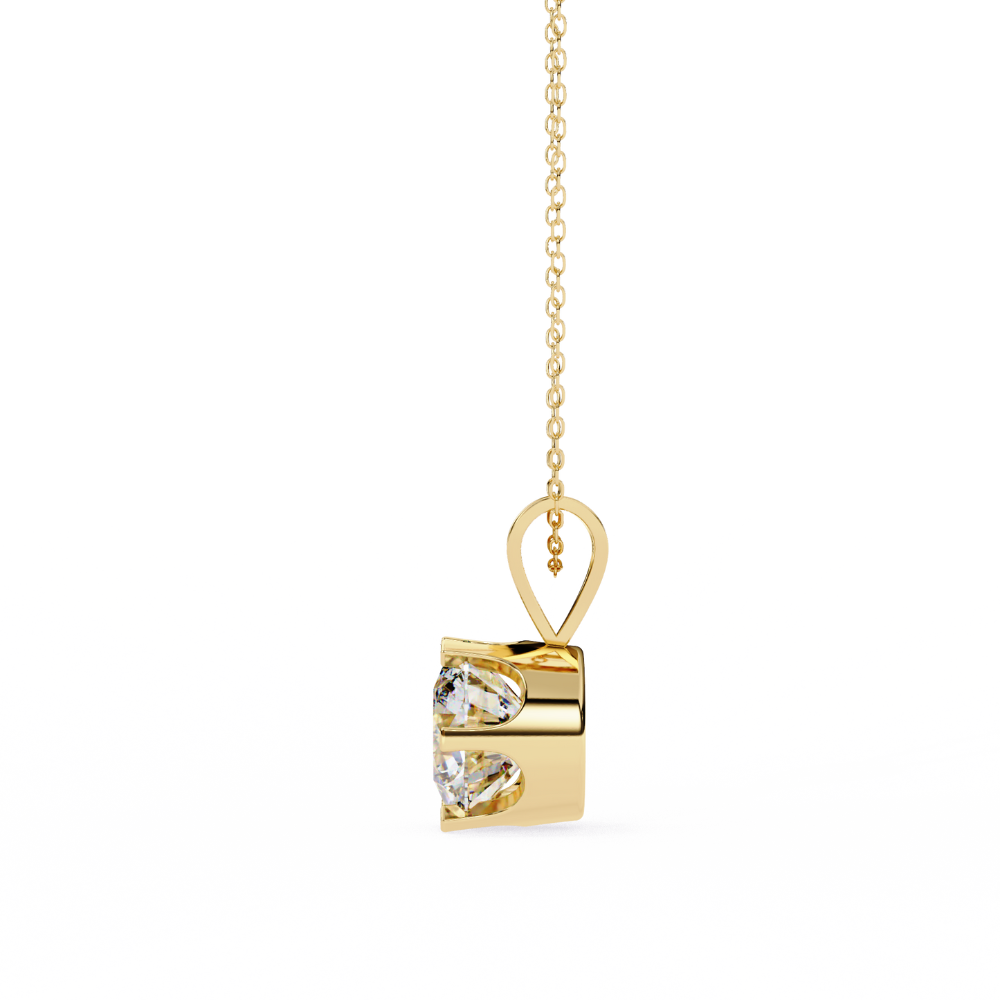 2.14 Ct Round Cut Lab Grown Diamond Solitaire Six Prong Gold Pendant/CVD Diamond Pendant/Gold Diamond Pendant/2 Ct Diamond Pendant/Solitaire Diamond Pendant/Anniversary Gift For Her/igi Certified/Ethical Diamond/Silver Pendant/Gold Pendant/CVD Diamond Pendant/EF Color Diamond/VS Clarity Diamond/Manmade Diamond/Lab Grown Diamond/Pendant Necklace/Round Cut Diamond/Pendant
