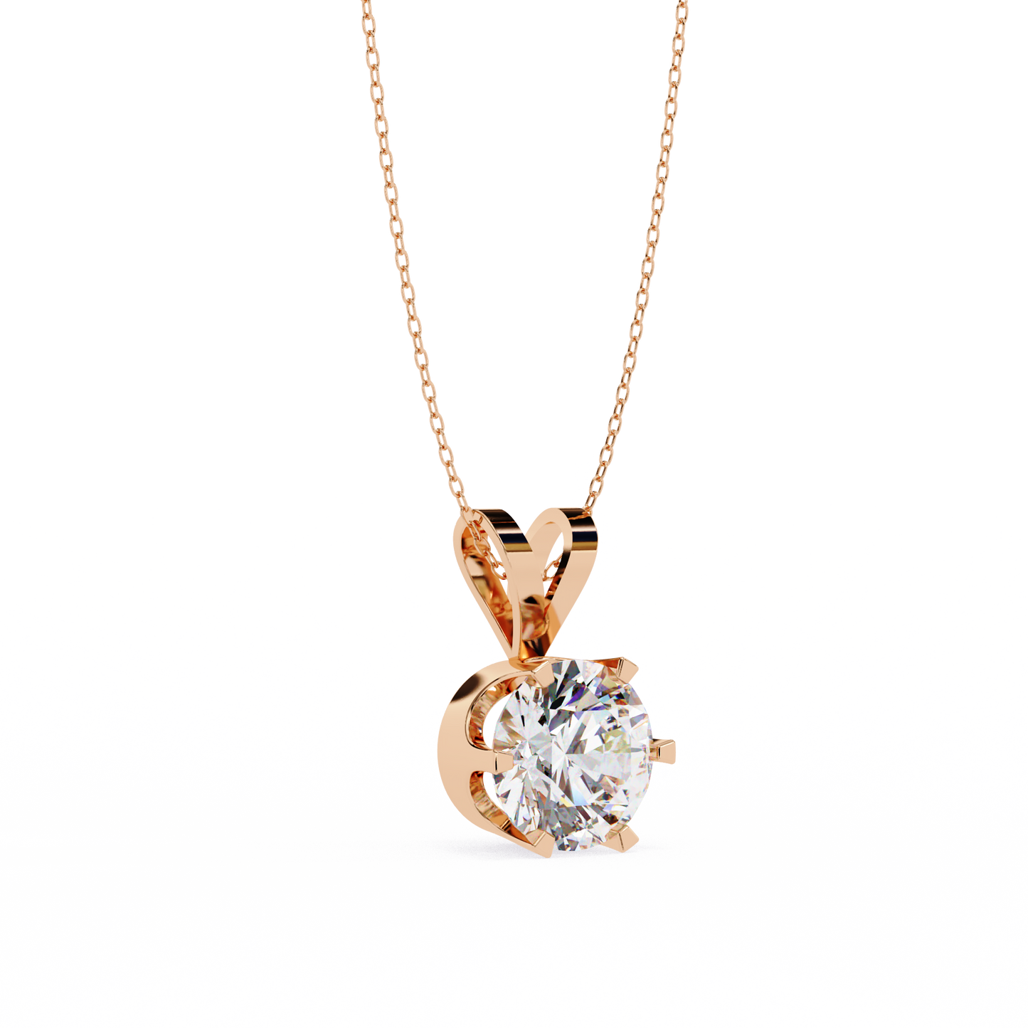 2.14 Ct Round Cut Lab Grown Diamond Solitaire Six Prong Gold Pendant/CVD Diamond Pendant/Gold Diamond Pendant/2 Ct Diamond Pendant/Solitaire Diamond Pendant/Anniversary Gift For Her/igi Certified/Ethical Diamond/Silver Pendant/Gold Pendant/CVD Diamond Pendant/EF Color Diamond/VS Clarity Diamond/Manmade Diamond/Lab Grown Diamond/Pendant Necklace/Round Cut Diamond/Pendant