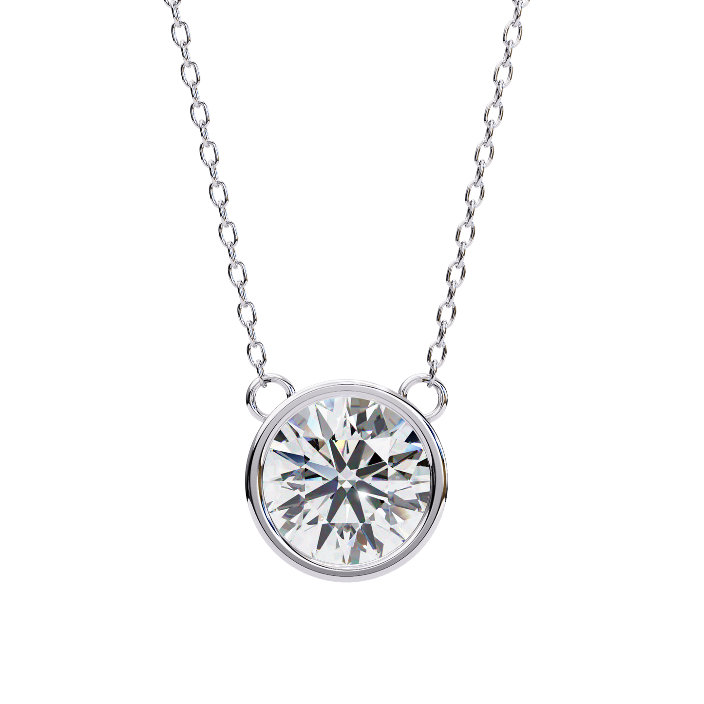 1.78 CT Round Cut Lab Grown Diamond Bezel Pendant/CVD Diamond Pendant/Gold Diamond Pendant/1 Ct Diamond Pendant/Solitaire Diamond Pendant/Anniversary Gift For Her/igi Certified/Ethical Diamond/Silver Pendant/Gold Pendant/CVD Diamond Pendant/E Color Diamond/VS Clarity Diamond/Manmade Diamond/Lab Grown Diamond/Pendant Necklace/Round Cut Diamond/Pendant