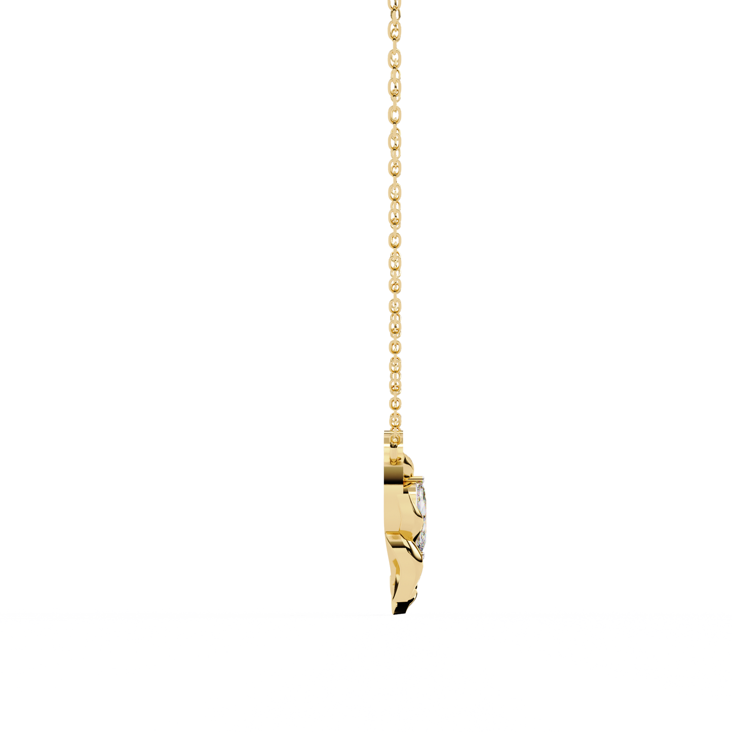 Marquise Solitaire Necklace/CVD Diamond Pendant/Gold Diamond Pendant/1 Ct Diamond Pendant/Solitaire Diamond Pendant/Anniversary Gift For Her/igi Certified/Ethical Diamond/Silver Pendant/Gold Pendant/EF Color Diamond/VS Clarity Diamond/Manmade Diamond/Lab Grown Diamond/Pendant Necklace/Marquise Cut Diamond/Pendant