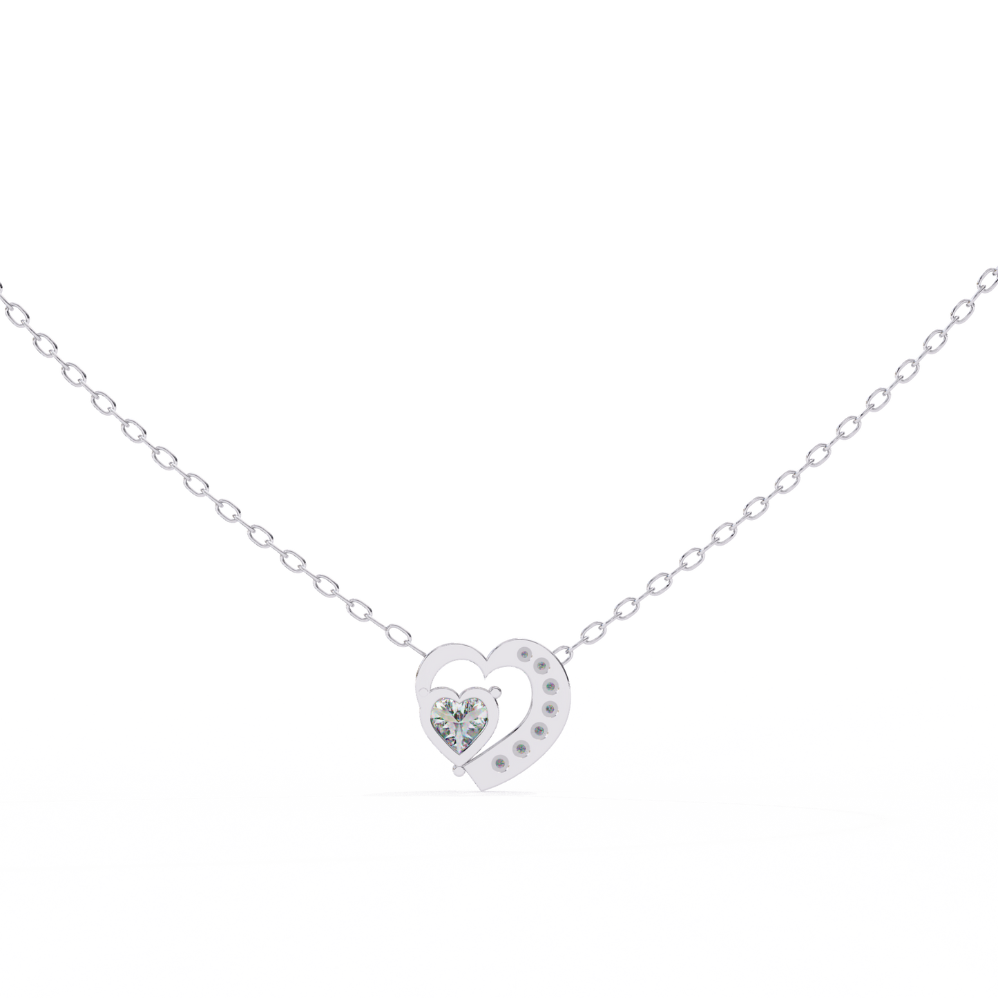 The Heart Necklace/CVD Diamond Pendant/Gold Diamond Pendant/1 Ct Diamond Pendant/Solitaire Diamond Pendant/Anniversary Gift For Her/igi Certified/Ethical Diamond/Silver Pendant/Gold Pendant/EF Color Diamond/VS Clarity Diamond/Manmade Diamond/Lab Grown Diamond/Pendant Necklace/Heart Cut Diamond/Pendant
