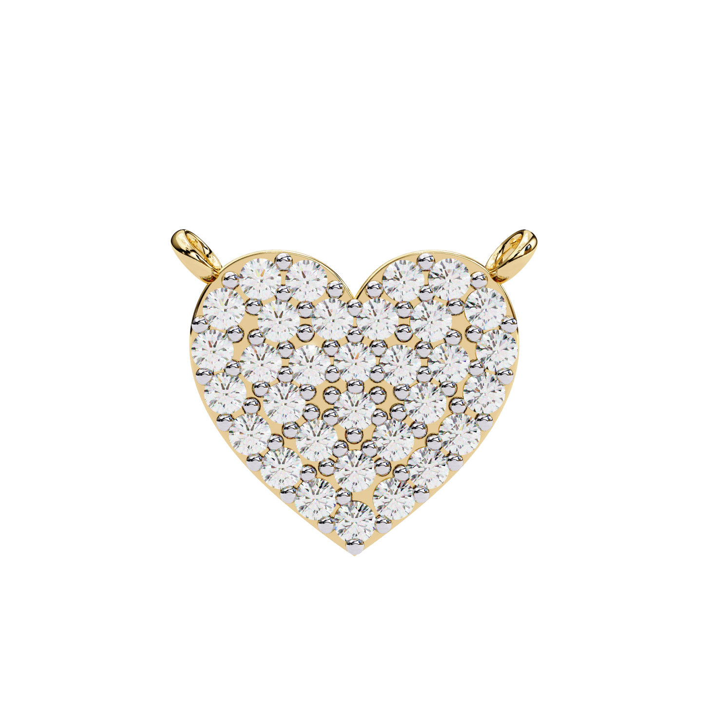 Heart Shape Round Cut Lab Grown Diamond Gold Pendant/CVD Diamond Pendant/Gold Diamond Pendant/1 Ct Diamond Pendant/Solitaire Diamond Pendant/Anniversary Gift For Her/igi Certified/Ethical Diamond/Silver Pendant/Gold Pendant/CVD Diamond Pendant/EF Color Diamond/VS Clarity Diamond/Manmade Diamond/Lab Grown Diamond/Pendant Necklace/Round Cut Diamond/Pendant