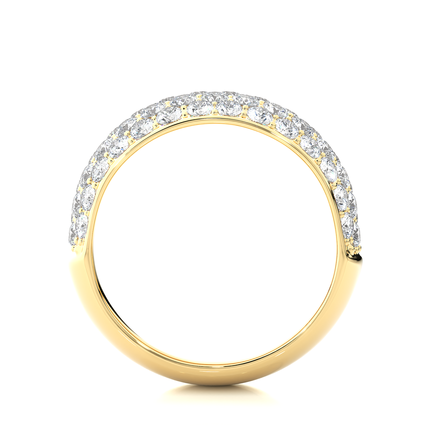 1.88 CTW Round Cut Lab Grown Diamond EF/VS Gold Wedding Band//Wedding Ring/EF Color/VS Clarity/1 CTW Diamond Band/CVD Diamond Band/Round Cut Diamond/Prong Set/Pave Set/10k Gold/14k Gold/18k Gold/Yellow Gold/White Gold/Rose Gold/Anniversary Gift