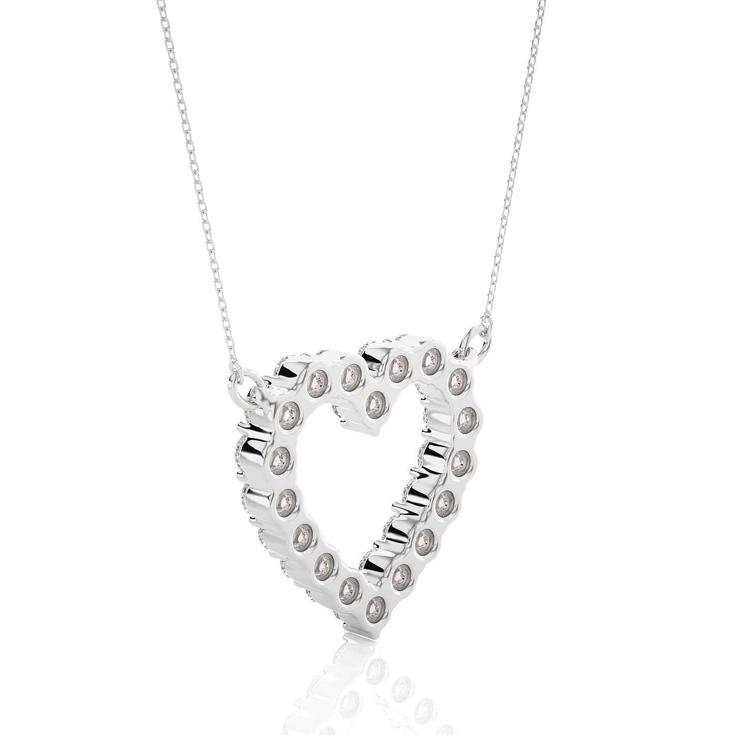Mini Heart Necklace/Gold Diamond Pendant/1 Ct Diamond Pendant/Solitaire Diamond Pendant/Anniversary Gift For Her/igi Certified/Ethical Diamond/Silver Pendant/Gold Pendant/F Color Diamond/VS Clarity Diamond/Manmade Diamond/Lab Grown Diamond/Pendant Necklace/Round Cut Diamond/Pendant