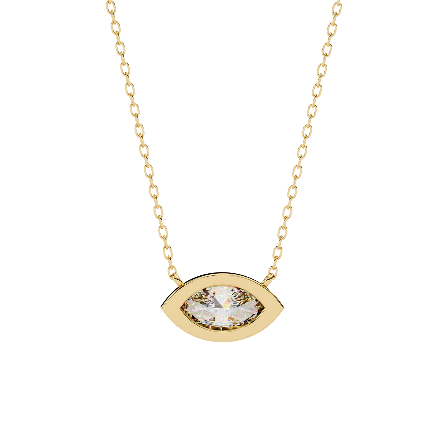 1.00 CT Marquise Cut Lab Grown Diamond Bezel Pendant/CVD Diamond Pendant/Gold Diamond Pendant/1 Ct Diamond Pendant/Solitaire Diamond Pendant/Anniversary Gift For Her/igi Certified/Ethical Diamond/Silver Pendant/Gold Pendant/CVD Diamond Pendant/F Color Diamond/VS Clarity Diamond/Manmade Diamond/Lab Grown Diamond/Pendant Necklace/Marquise Cut Diamond/Pendant