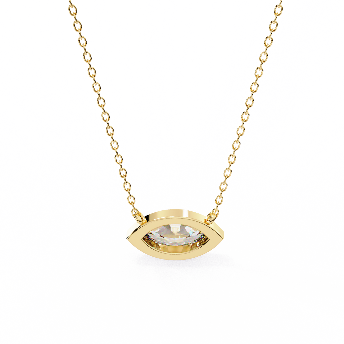 1.00 CT Marquise Cut Lab Grown Diamond Bezel Pendant/CVD Diamond Pendant/Gold Diamond Pendant/1 Ct Diamond Pendant/Solitaire Diamond Pendant/Anniversary Gift For Her/igi Certified/Ethical Diamond/Silver Pendant/Gold Pendant/CVD Diamond Pendant/F Color Diamond/VS Clarity Diamond/Manmade Diamond/Lab Grown Diamond/Pendant Necklace/Marquise Cut Diamond/Pendant