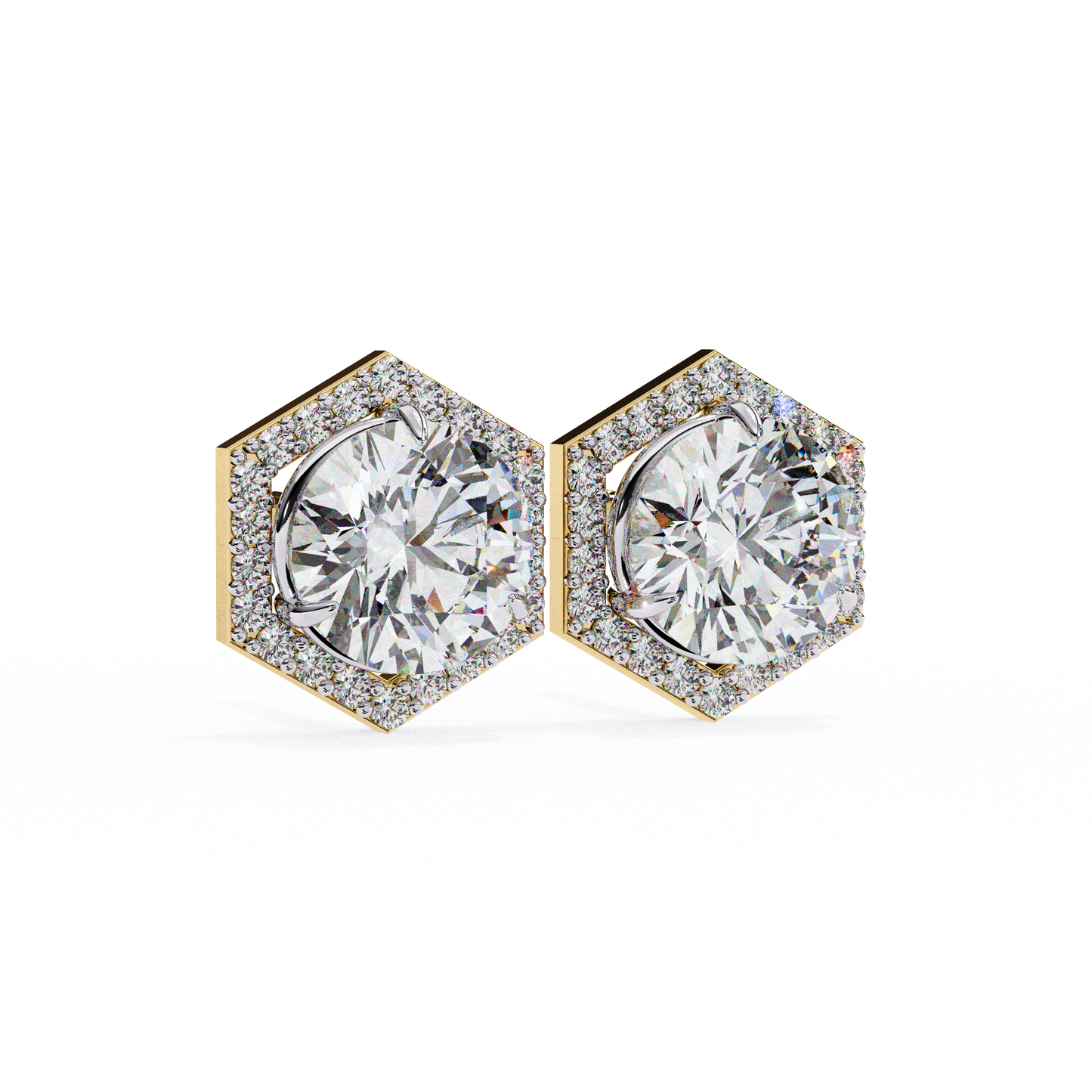 1.25 Ct Round Cut Lab Grown Diamond Rose Gold Earring/Round Stone Earrings/Gold CVD Diamond Earring/Anniversary Gift/Solitaire Diamond Stud Earring/1 Ct Diamond Earring/Prong Setting/Halo Set/igi Certified/Stud Earring/Ethical Diamond/Silver Earring/Gold Earring/CVD Diamond Earring/E Color Diamond/VS Clarity Diamond/Manmade Diamond/Lab Grown Diamond/Round Cut Diamond