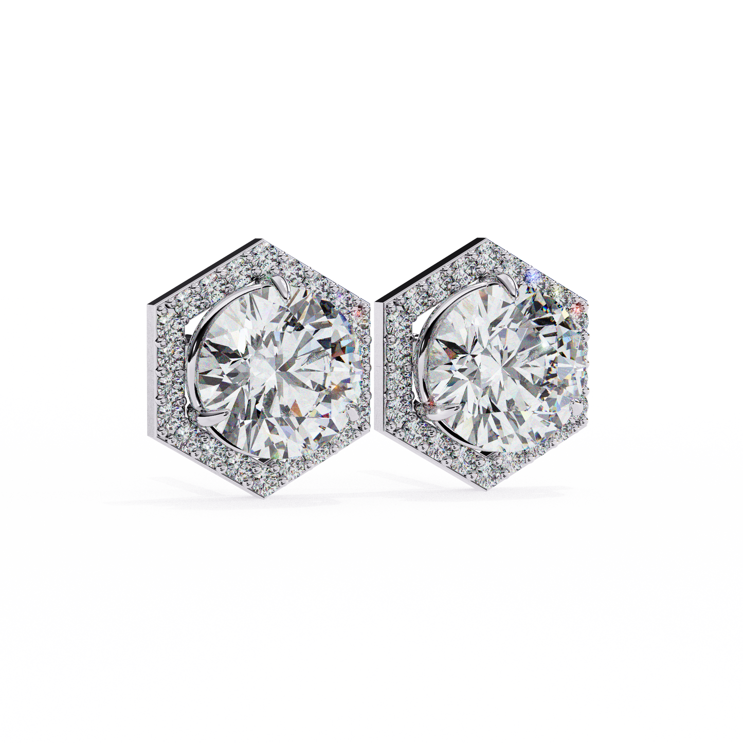 1.25 Ct Round Cut Lab Grown Diamond Rose Gold Earring/Round Stone Earrings/Gold CVD Diamond Earring/Anniversary Gift/Solitaire Diamond Stud Earring/1 Ct Diamond Earring/Prong Setting/Halo Set/igi Certified/Stud Earring/Ethical Diamond/Silver Earring/Gold Earring/CVD Diamond Earring/E Color Diamond/VS Clarity Diamond/Manmade Diamond/Lab Grown Diamond/Round Cut Diamond