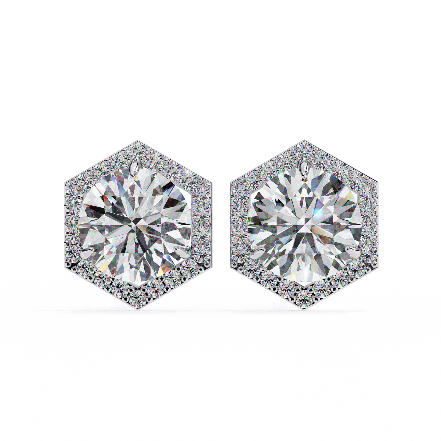1.25 Ct Round Cut Lab Grown Diamond Rose Gold Earring/Round Stone Earrings/Gold CVD Diamond Earring/Anniversary Gift/Solitaire Diamond Stud Earring/1 Ct Diamond Earring/Prong Setting/Halo Set/igi Certified/Stud Earring/Ethical Diamond/Silver Earring/Gold Earring/CVD Diamond Earring/E Color Diamond/VS Clarity Diamond/Manmade Diamond/Lab Grown Diamond/Round Cut Diamond
