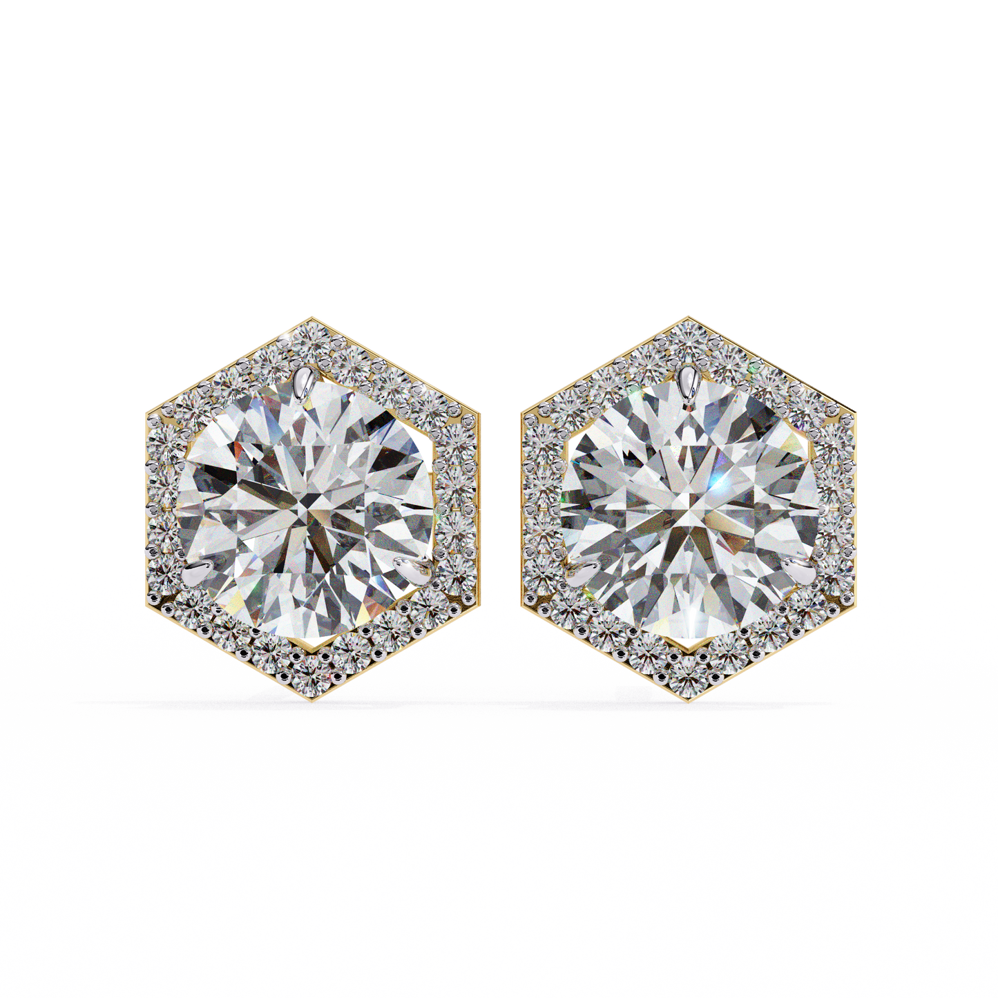 1.25 Ct Round Cut Lab Grown Diamond Rose Gold Earring/Round Stone Earrings/Gold CVD Diamond Earring/Anniversary Gift/Solitaire Diamond Stud Earring/1 Ct Diamond Earring/Prong Setting/Halo Set/igi Certified/Stud Earring/Ethical Diamond/Silver Earring/Gold Earring/CVD Diamond Earring/E Color Diamond/VS Clarity Diamond/Manmade Diamond/Lab Grown Diamond/Round Cut Diamond