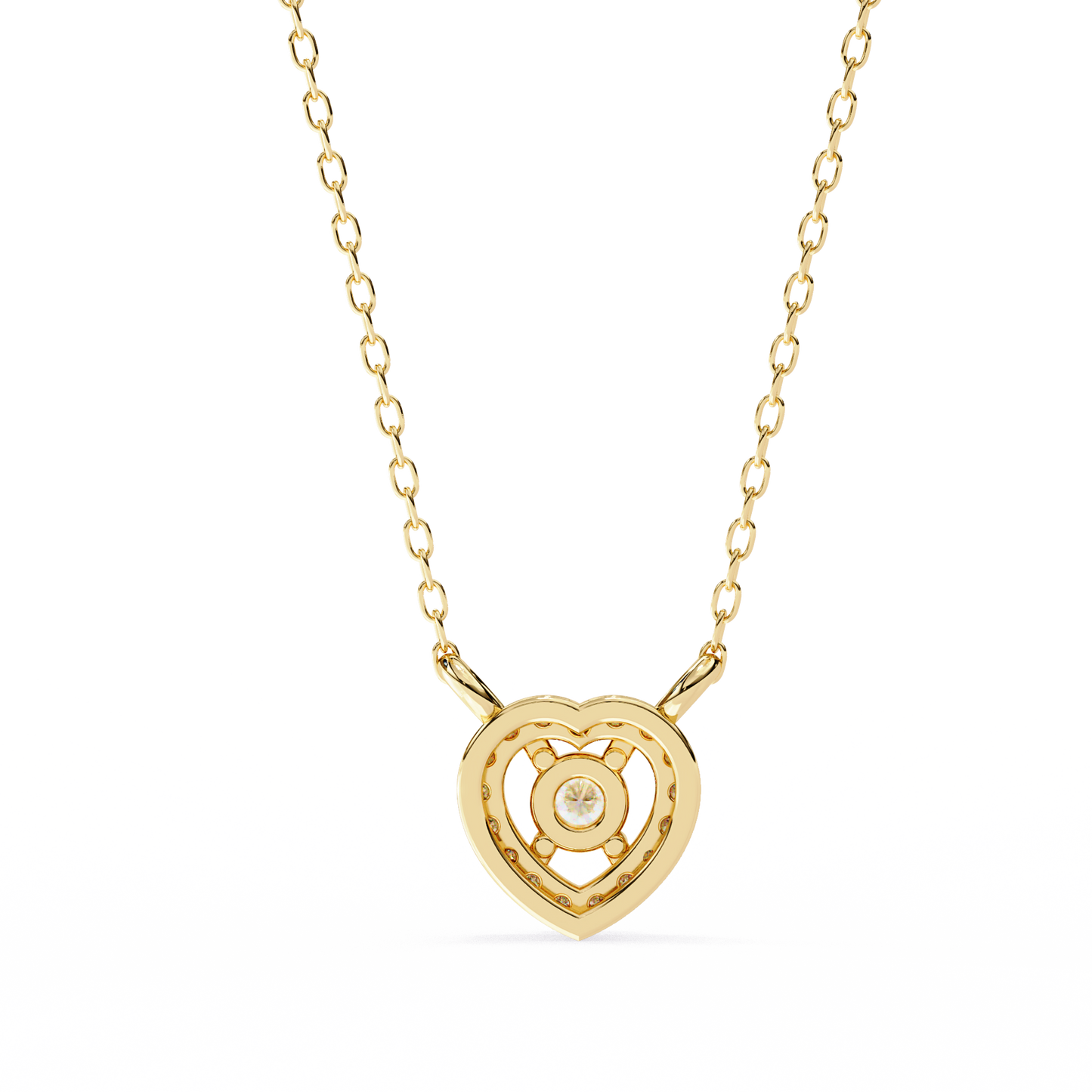 Round Cut Lab Grown Diamond Heart Shape Halo Pendant/CVD Diamond Pendant/Gold Diamond Pendant/1 Ct Diamond Pendant/Solitaire Diamond Pendant/Anniversary Gift For Her/igi Certified/Ethical Diamond/Silver Pendant/Gold Pendant/CVD Diamond Pendant/EF Color Diamond/VS Clarity Diamond/Manmade Diamond/Lab Grown Diamond/Pendant Necklace/Round Cut Diamond/Pendant